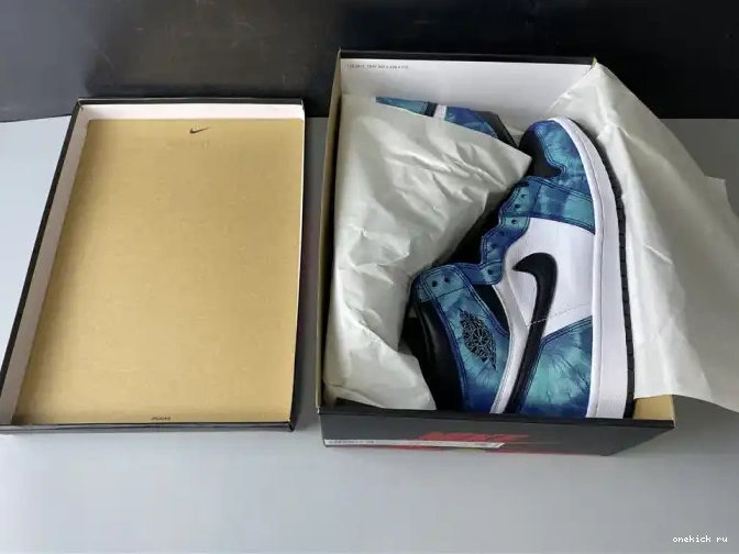 Rep Onekick High Tie-Dye CD0461-100 Air Jordan 1 OG 0501